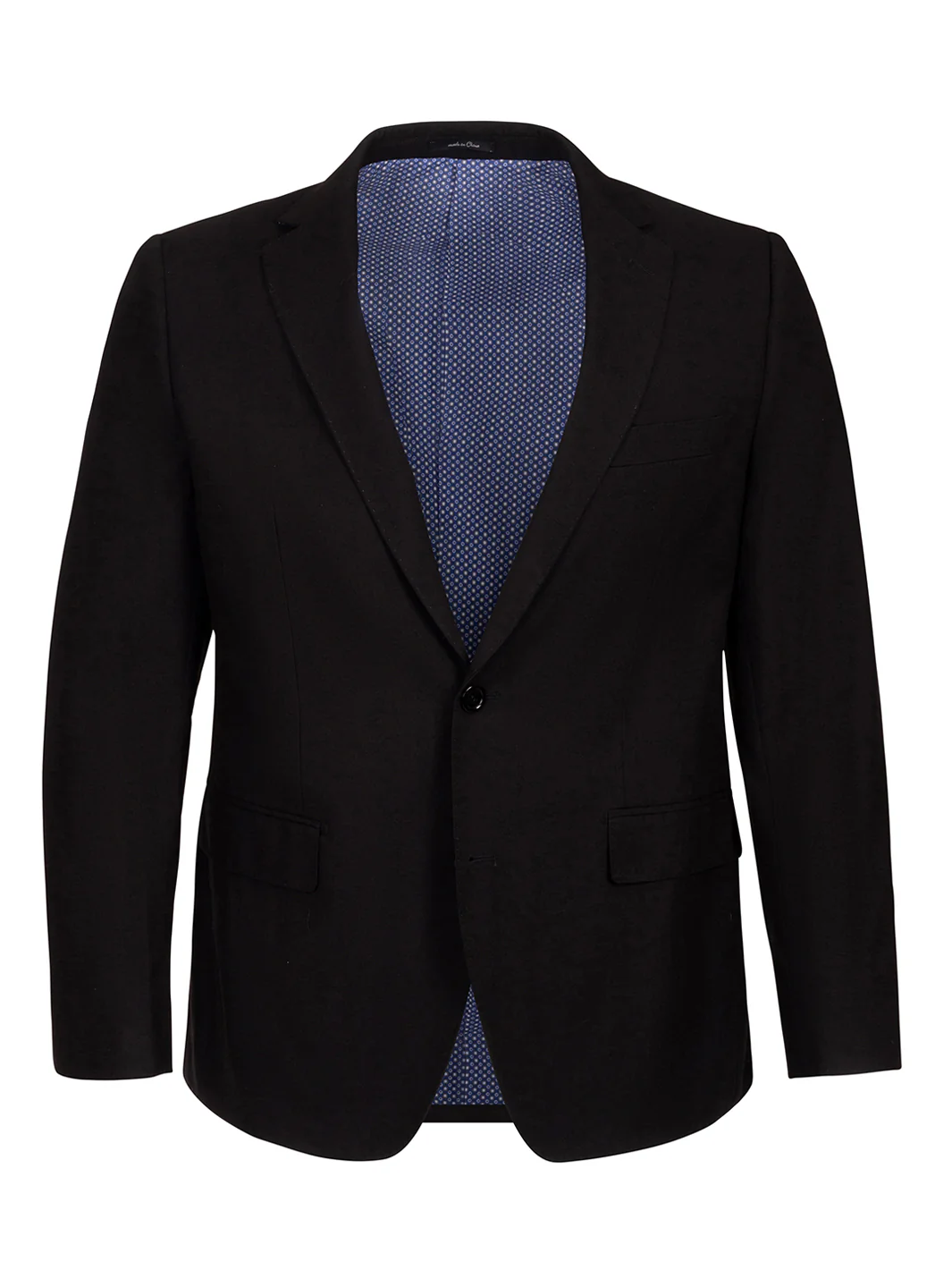 Men's Poly Black Blazer