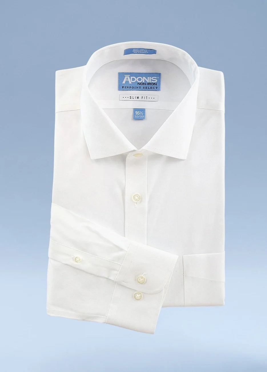 Adonis 100% Cotton Pinpoint Shirt
