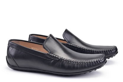 Men's Slip-On Driver/Loafer Leather Shoe 10065